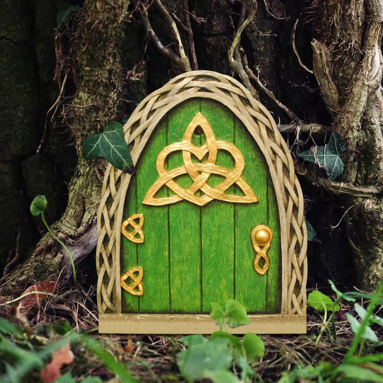 Wooden Fairy Elf Pixie Door Shape Blank Craft Kit Garden Gate Style 
