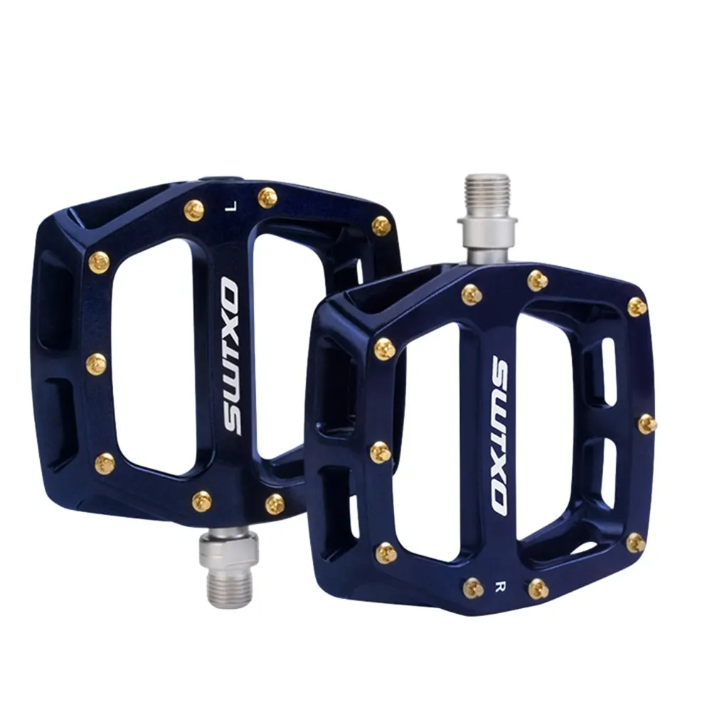 

Palin Bearing Bicycle Pedals Aluminum Alloy Blue Pink Bicycle Aluminum Alloy Palin Bearing DH Off-road Bicycle Pedal 14mm