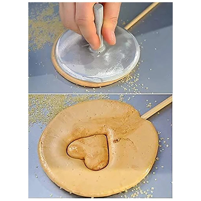 Korean Dalgona Kit Squid Game Sugar Candy Honeycomb Making Tools 9PCS Set - Squid Game Scene Honeycomb Challenge Recipe 4