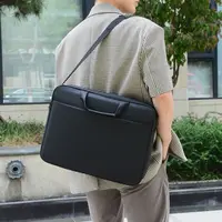 Large Capacity Laptop Bag Shockproof Protective Laptop Case 15.6 17 inch Strap Carrying for Lenovo/HP/Dell/Asus/Samsung - Image 4