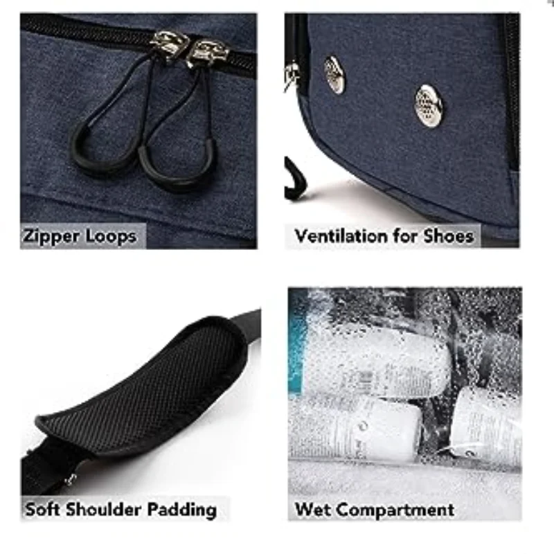 Fitness bag travel handbag single shoulder diagonal strap cylindrical yoga bag with shoes and wet compartment single shoulder ba