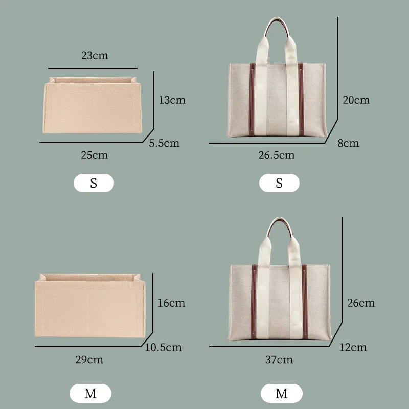 Felt Purse Organizer Insert, Bag with Zipper Inner Pocket for LV ONTHEGO MM  GM - AliExpress