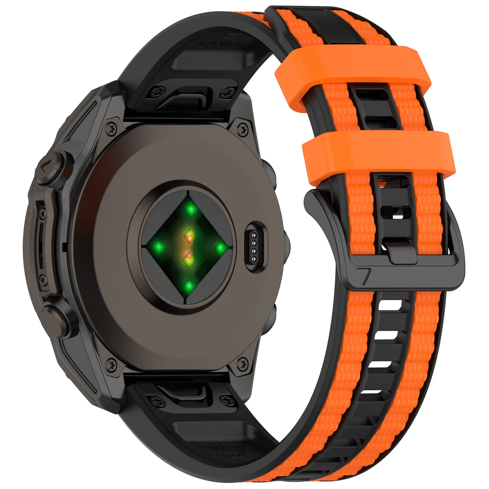 Versatile Silicone Strap for Smartwatches - Quick Fit 22mm/26mm