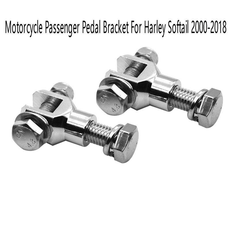 Motorcycle Passenger Foot Peg Pedal Bracket for Softail 2000 2018