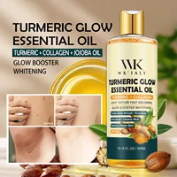 WK JALY Huile essentielle blanchissante au curcuma, avec collagène, hydratante, éclaircissante, élimine l'acné, les taches foncées, pour toutes les peaux, 300 ml 1