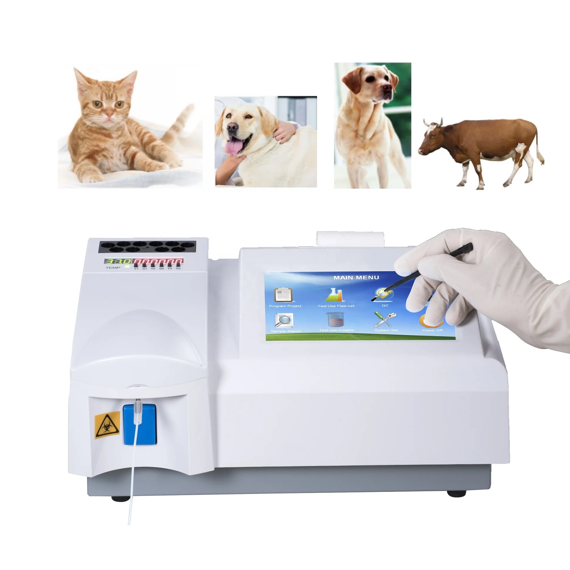 

BC07vet Top Quality Portable Semi-auto Biochemistry Analyzer for Hospital use
