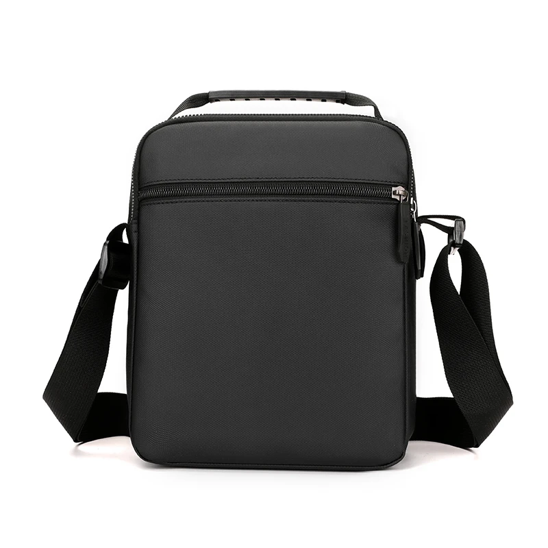 Men's large capacity multi-layer Shoulder Bag - adjustable shoulder strap, multiple zipper pockets, outdoor leisure style, durab