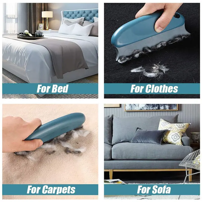 1Pc Hair Remover Brush Cleaning Brush Sofa Fuzz Fabric Dust Removal Pet Cat Dog Portable Multifunctional Household Fur Remover 4