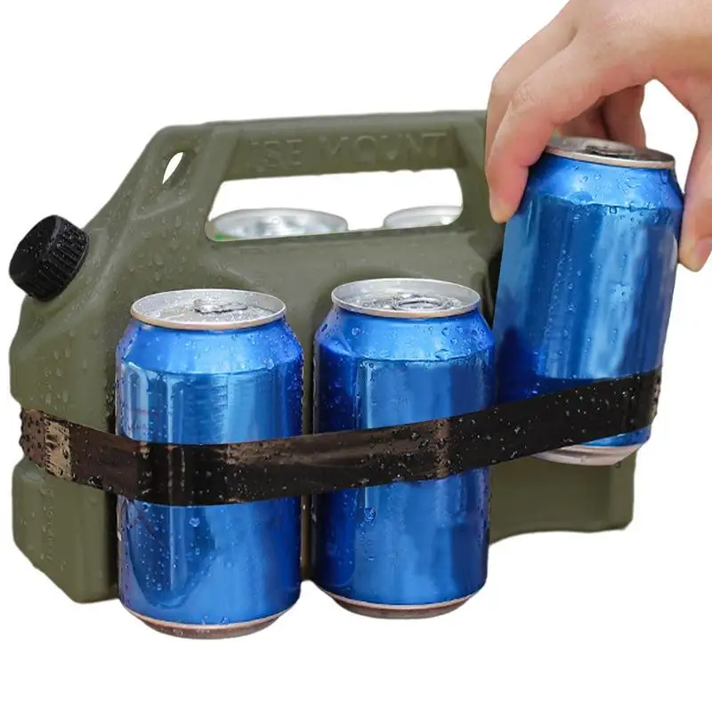 

Пакет для льда, бутылка для напитков, пакет для грудного молока с ручкой, многоразовая изогнутая бутылка, пакет для льда может вмещать 6 банок для охлаждающего мешка