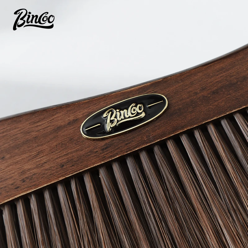 Vintage Solid Wood Coffee Grinder Cleaning Brush – Professional Home Barista Tool