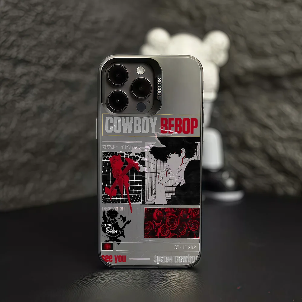 Anime-Inspired Protective Phone Case - C-Cowboy Bebop Design