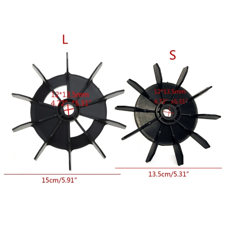Air Compressor Fan Replacement Motor Cooling Fan Plastic Material G5AB