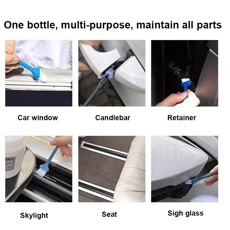 100g Car Sunroof Track Lubricating Grease Door Abnormal Noise Antirust Oil White Mechanical Maintenance Gear Bearing Oil Grease