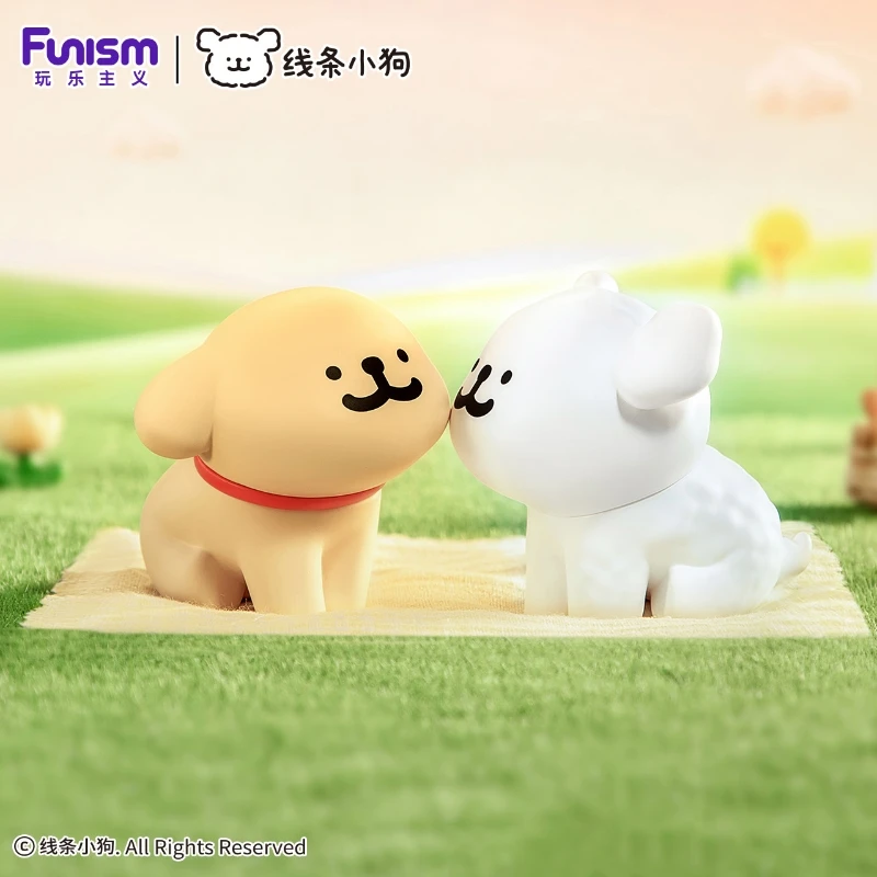 オリジナルのmalteseの幸せな寄り添うフィギュア,ブラインド