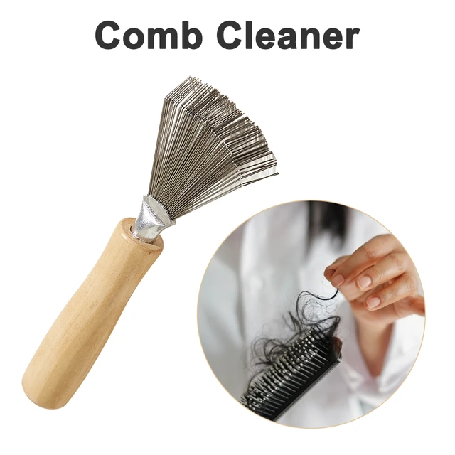 Cleaning Comb Brush Hair Cleaner Tool Hairbrush 2 in 1 Embedded Remover Rake Removing Dust Supplies Cleaners