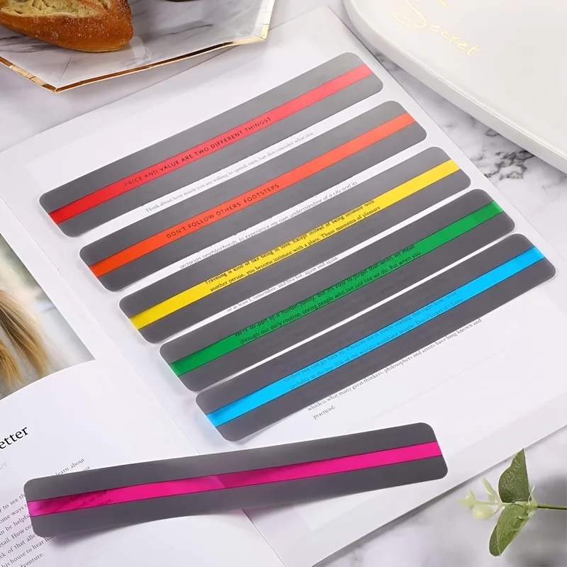 Guided Reading Strips And Highlighter Strips, Home Learning Reading Aids, Tools for Reading Difficulties, Reading Challenges - 3