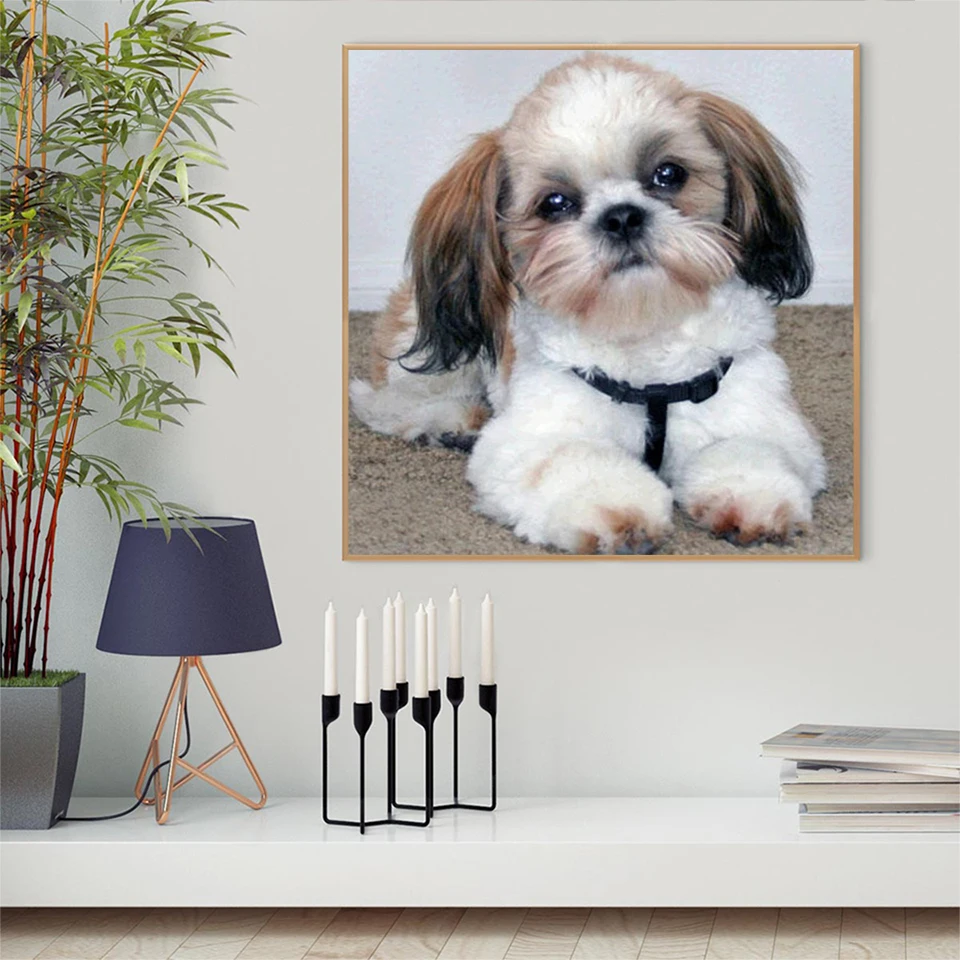 EverShine Diamond Painting Dog 5D DIY Full Square Diamond Embroidery Animals Rhinestone Picture Cross Stitch Kit Home Decor