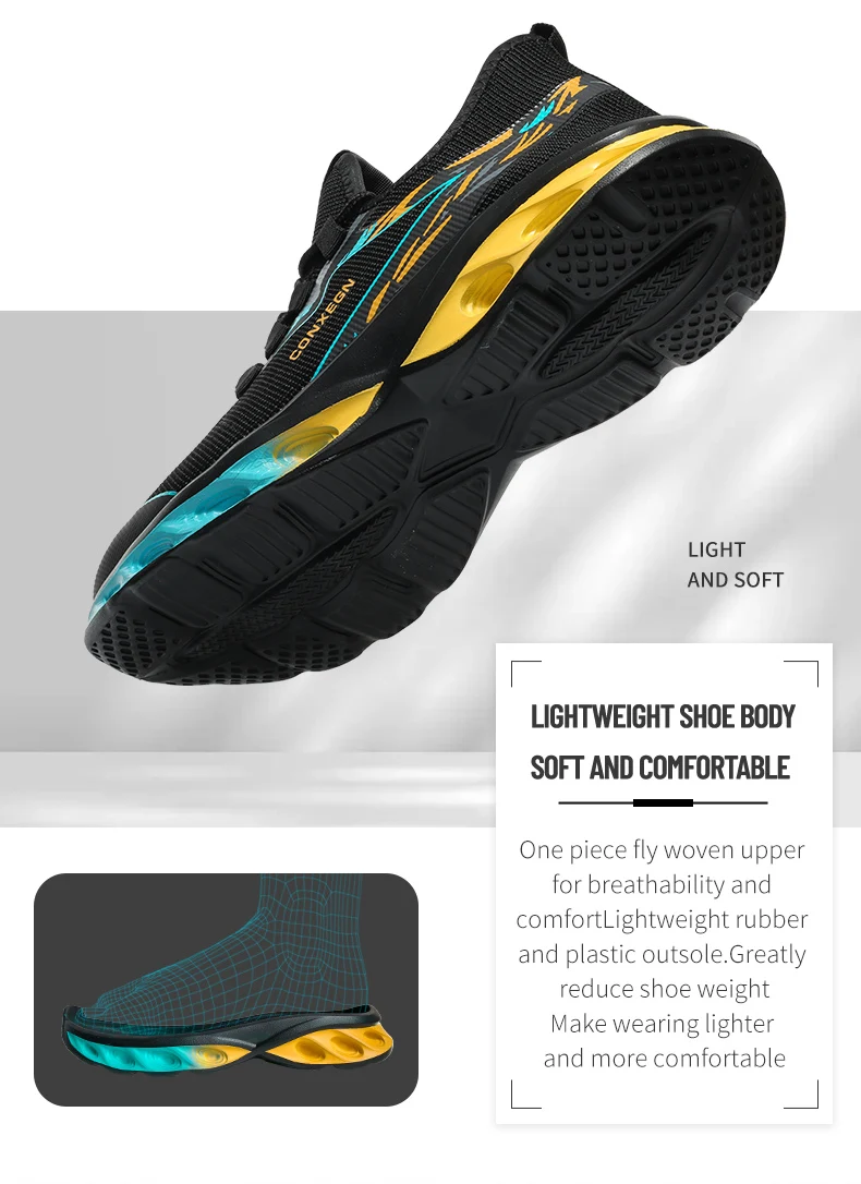 A pair of men's steel-toe safety boots with anti-smashing and anti-piercing protection 002