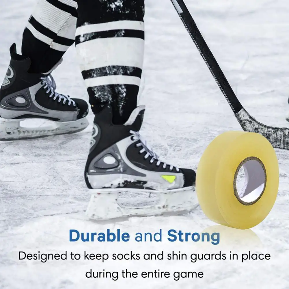 

Grip Tape Premium Hockey Tape for Shin Guards Hockey Sticks Baseball Adhesive Grip Protector for Ice Skates Sports Gear Sock