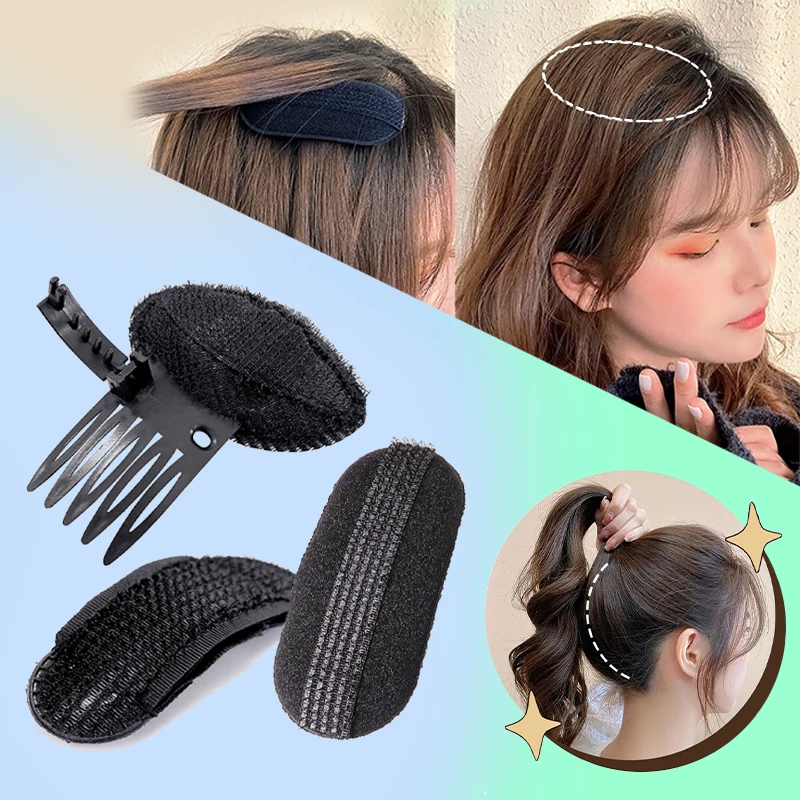 Diy Fluffy Hair Pad Hair Styling Tools Invisible Height Increase Fixed