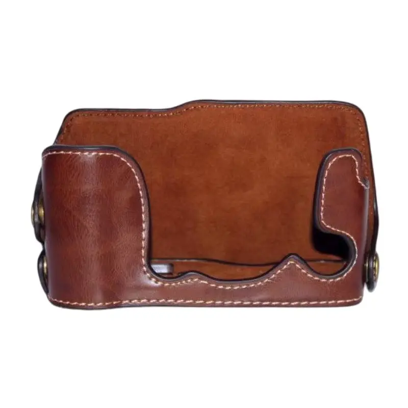 Xa3 Xa10 Custodia Per Fotocamera Custodia Mezza Pu Protezione Dura Della Presa Per Fujifilm Fuji X-A3 X-A10