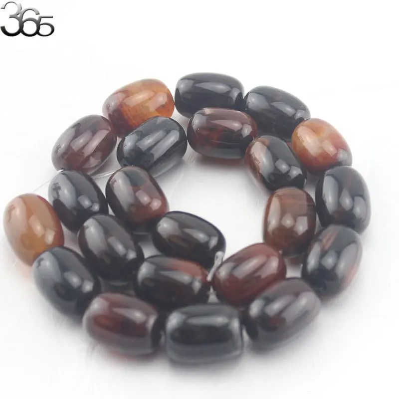 Free shipping 13x18mm Jewelry Making DIY Column Natural Stone Dream Lace Agat Onyx Spacer Craft Loose Beads 15" | Украшения и