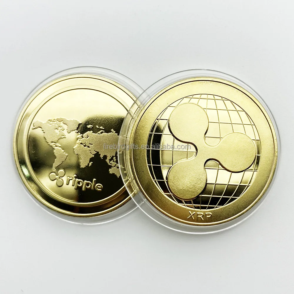 Gold Plated Bitcoin Commemorative Art Collectible