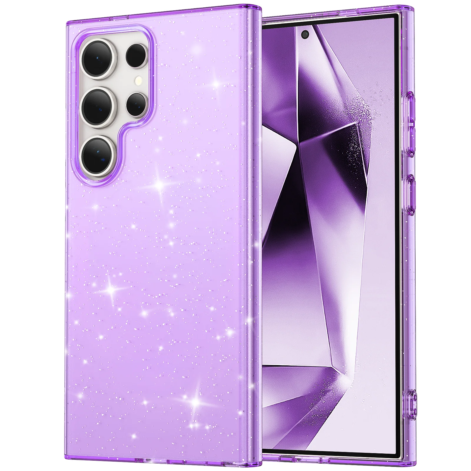 Luxurious Glitter Pink Waterproof and Fall-Resistant Mobile Phone Case
