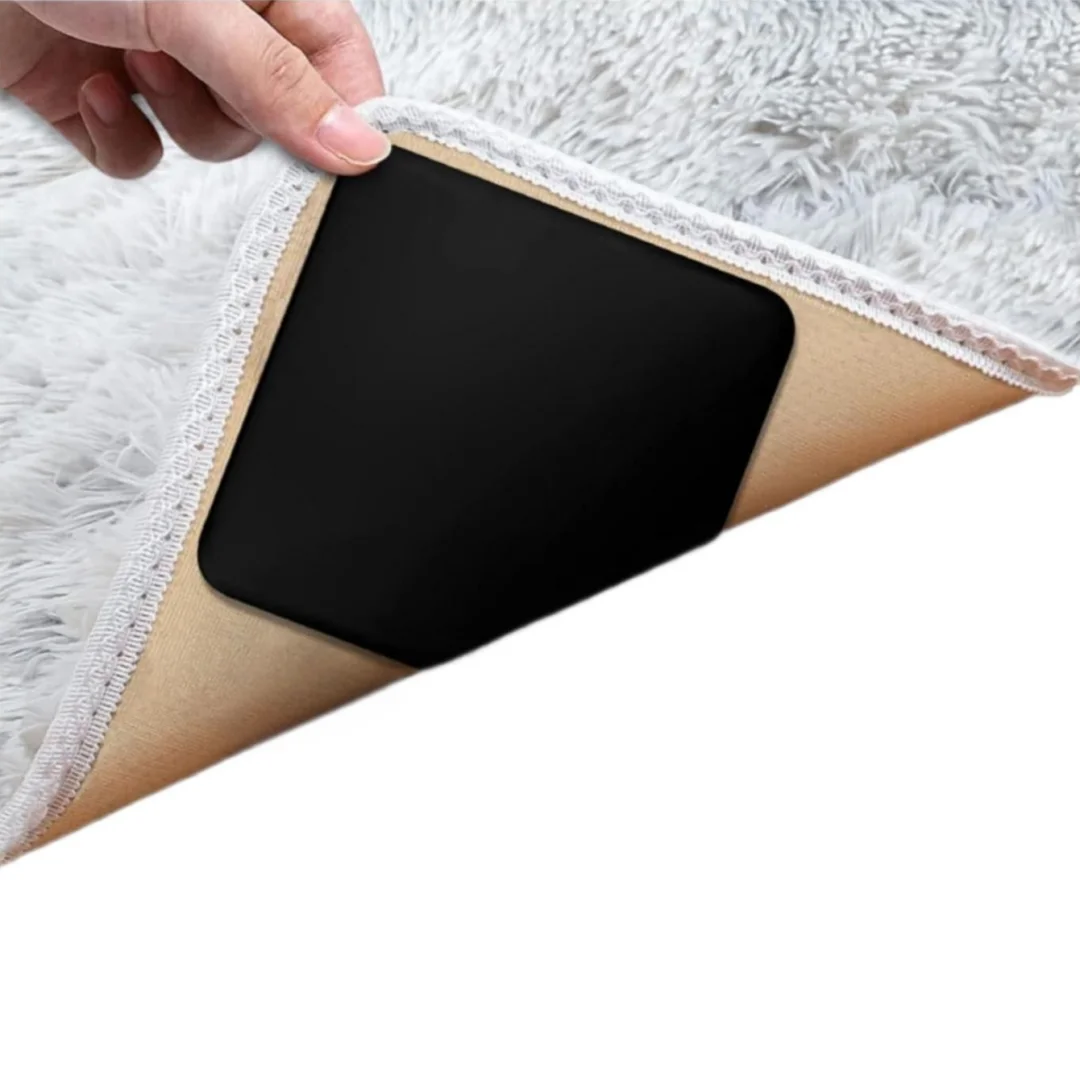 8PcsRugGrippersNonSlipRugPadforAreaRugsNonSkidReusableRug