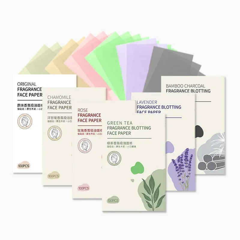 Face Oil Absorbing Paper 100pcs Women Beauty Anti-Grease Wipes