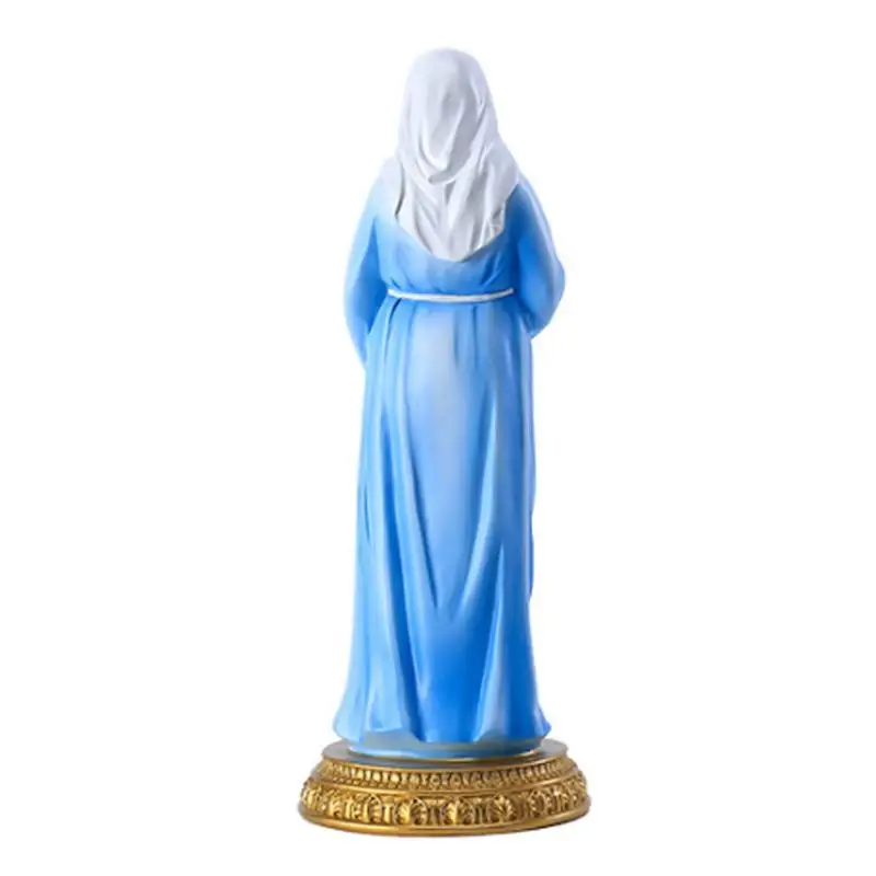Pregnant Madonna Virgin Mary Statue Catholic Figurine Christianity Religious Interior Decoration Resin Craft Home Decor Gift christian statue home decor items