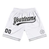 Custom White Blue Red Authentic Basketball Shorts 3D Printed Men Shorts Name Mumber Quick Drying Beach Shorts 5
