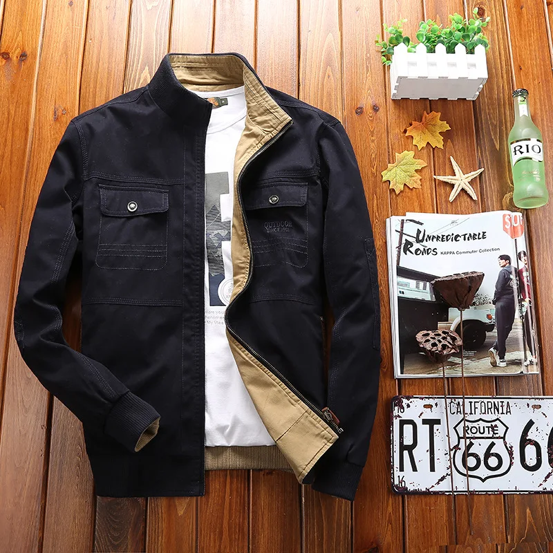 Parkas New in Coats and Jackets Motorcycle Jacket Military Streetwear Plus Size Men Clothing Men's Cardigan Winter Luxury Man &