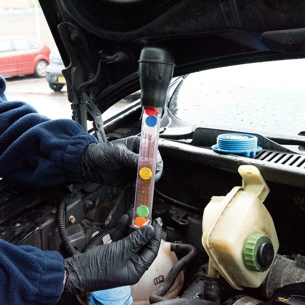 Car Radiator Coolant Tester Antifreeze Coolant Tester Tool High Accuracy Dial Durable Cooling System