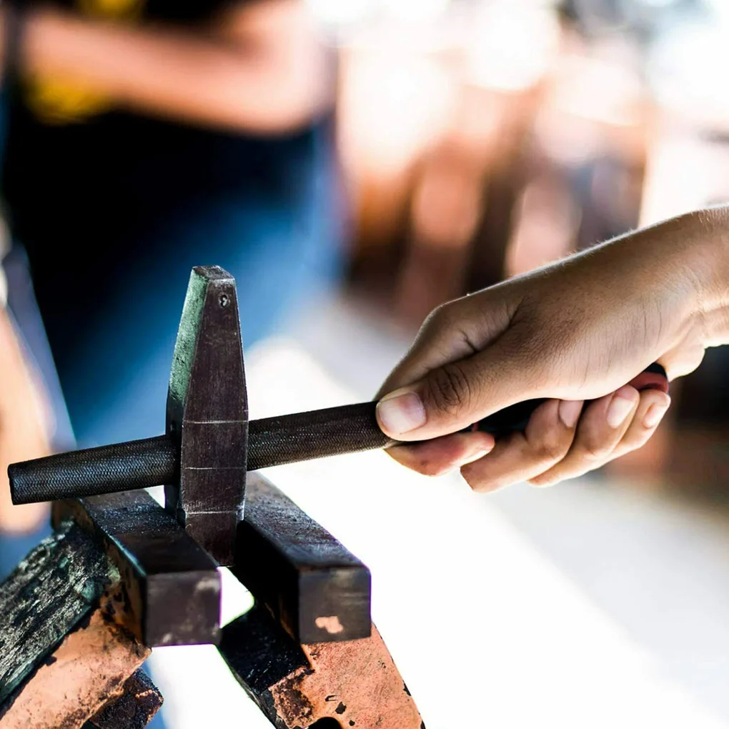 17 Pcs/set Carbon Steel File Kit Rubber Handle Rasp Set Metal Wood Glass Ceramic Polishing Tool