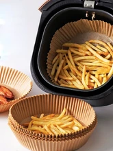  Disposable Paper For Air Fryer Baking Oil-proof Oil-absorbing Paper For Home BBQ Plate Oven Kitchen Pan Pad Fryer Baking Paper 