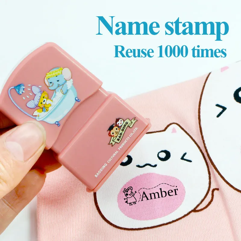 Name Stamp Customized Engraved Waterproof Non-fading
