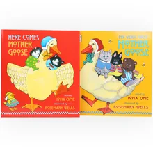 

Mother goose nursery rhymes collection point to read children's early education enlightenment English picture books