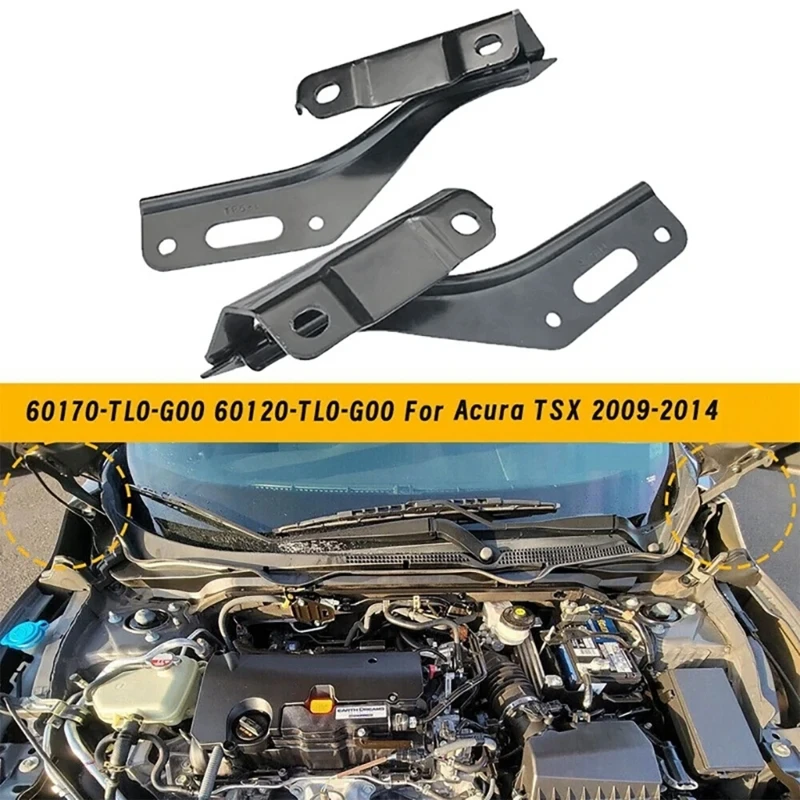 

Crafted Engine Cover Hinge Set 60120TL0G00 Ensures Functionality Metal