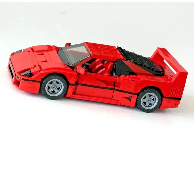 Classic Racing 10248 F40 Compatible MOC-49743 Sports Car 1192 PCS Splicing Assembly Building Block Toy Model DIY Kids Gift Gift 4