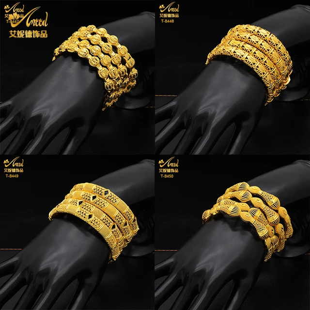 Gorgeous Floral Coin 22k Gold Bracelet – Andaaz Jewelers