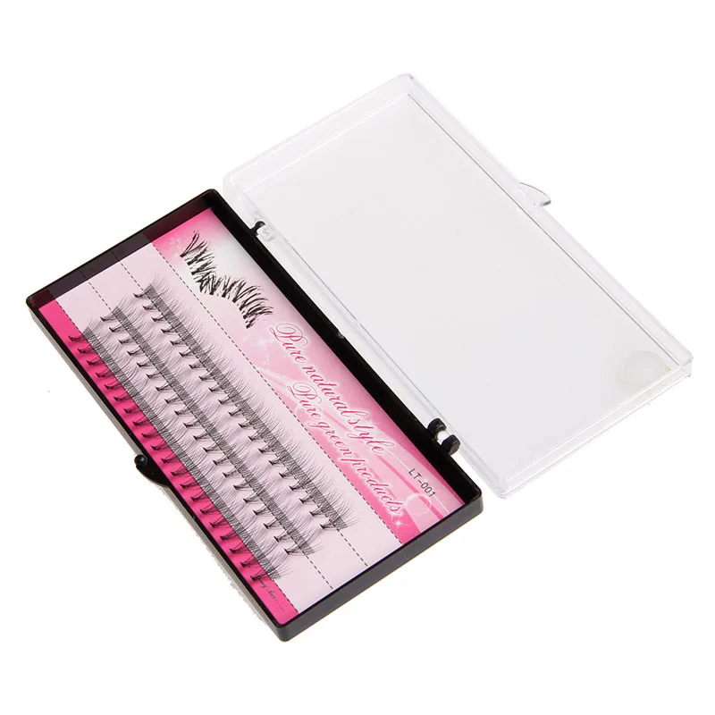 

Individual Silk Tray Lash Natural Soft 0.1mm Black False Eyelash Extension Drop Shipping