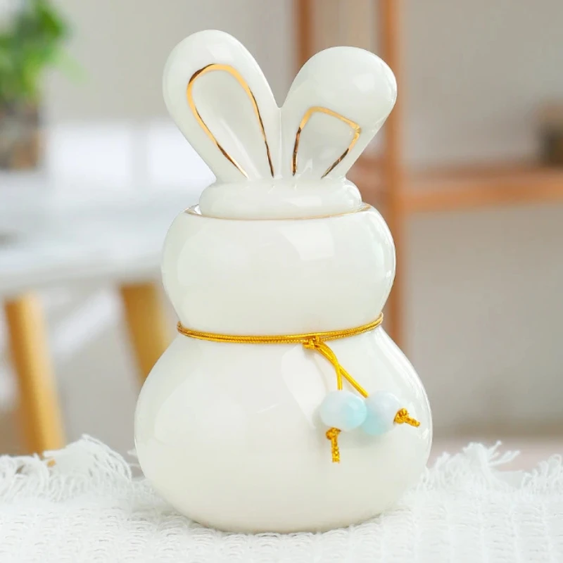 Mini Pet Urn for Ashes Ceramic Coffin Funeral Box for Animal Memorial Items Coffins Passed Dogs Baby Urn Commemorative Pets