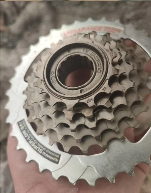 1pc for Shimano MF-ZH 36-6 Rare MEGARANGE SCREW ON FREEWHEEL 6