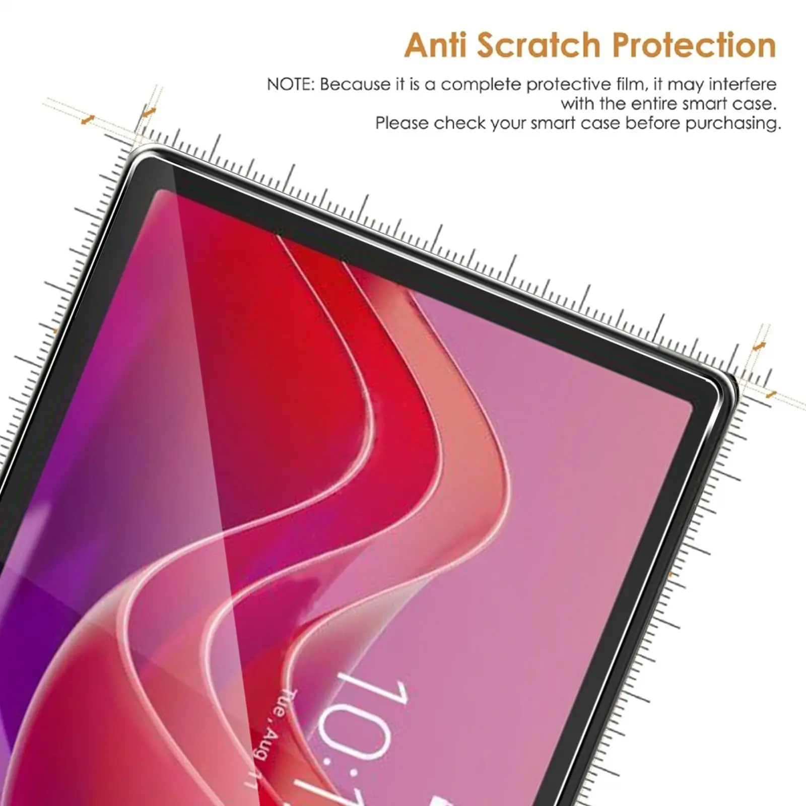 Screen Protector for Lenovo Tab M11 2024 11 Inch 9H Hardness Anti-Scratch High Definition Tempered Glass for Lenovo Tab M11 2024 6