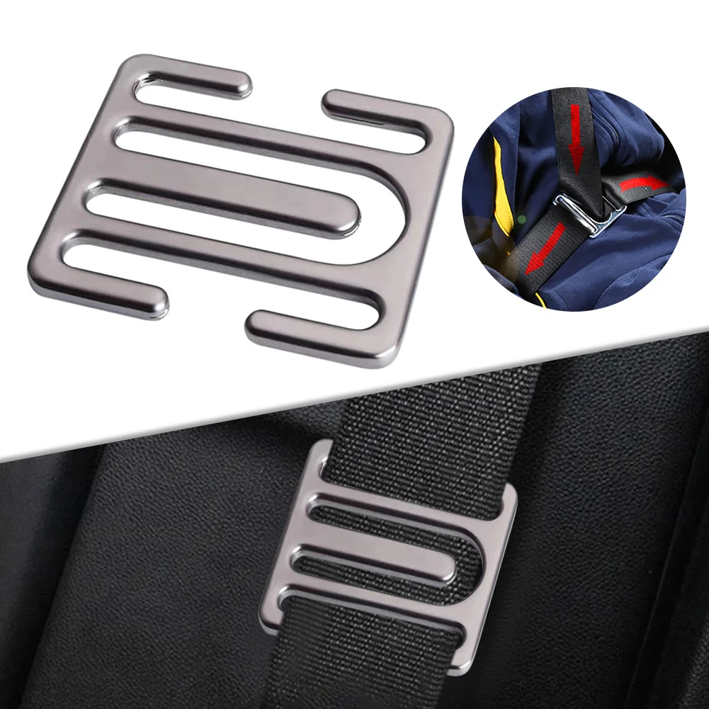 

Safety Seat Belt Adjuster Anti-Neck Belt Positioner Stopper Shoulder Guard Buckle Kids Safety Seat Belt Cover Car Accessories