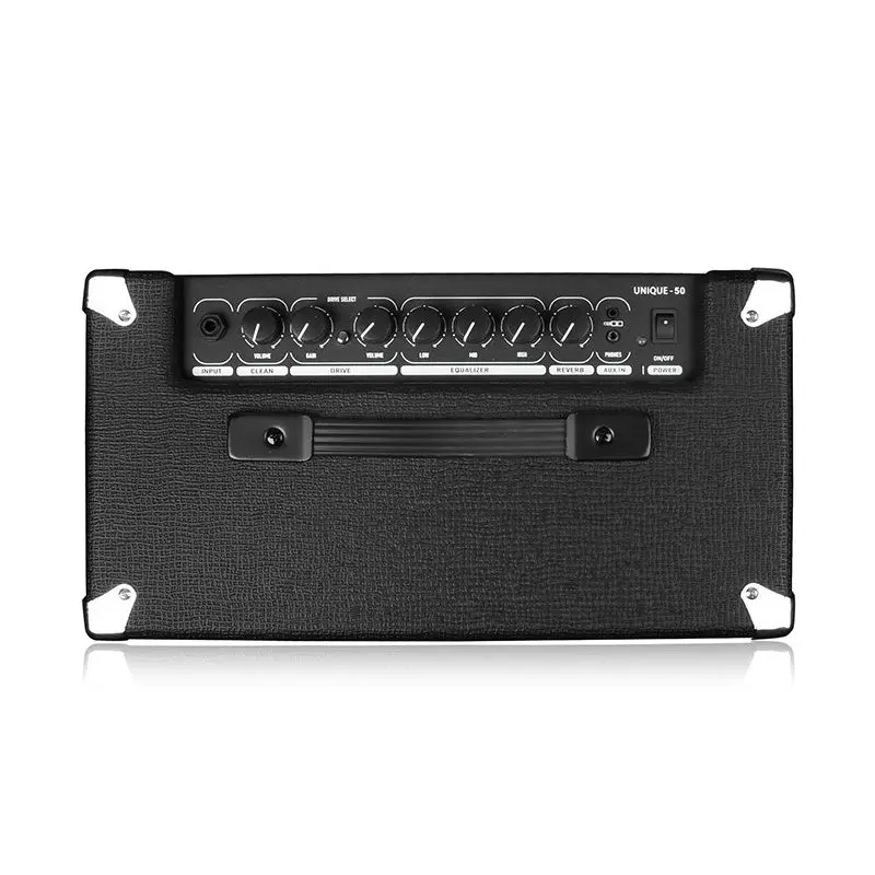 COOLMUSIC UNIQUE-50 Electronic Guitar Amplifier 50 watt amp Music Instrument Speaker Compact Portable Built-in Reverb guitar amplifier