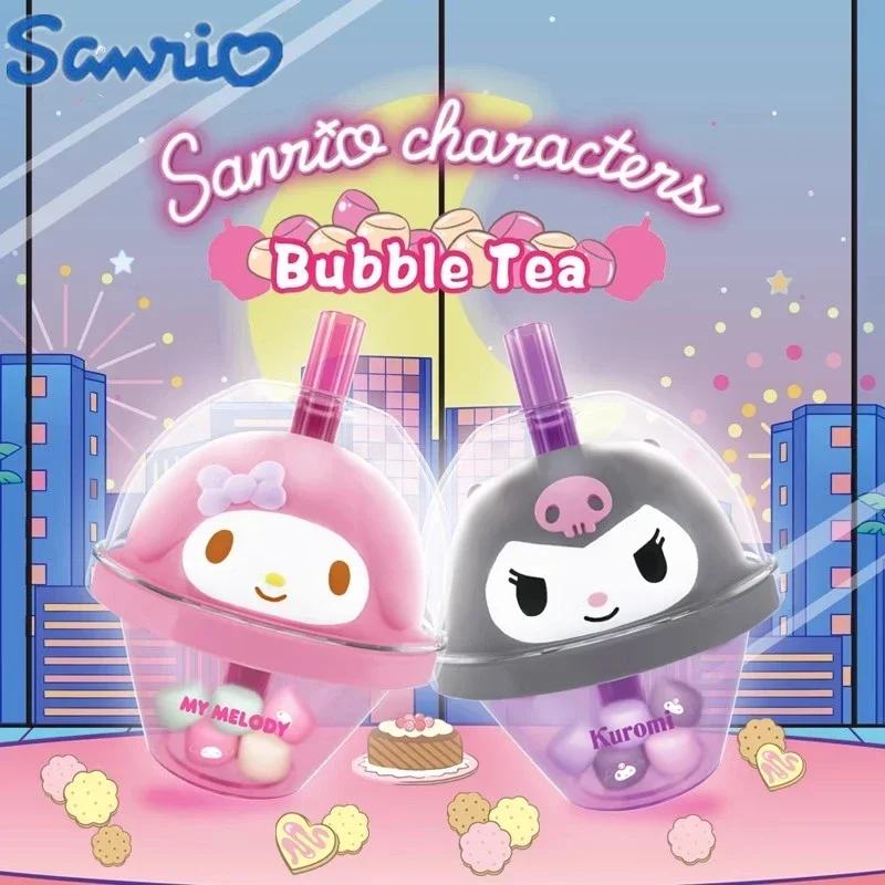 

Персонажи MINISO Sanrio, чайная чашка с пузырями, настольное украшение Hello Kitty Pachacco, детская игрушка, подарок на день рождения