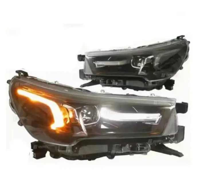 Waterproof Headlight Front Lamps Head Lamps Head Light LED OLD CHANGE to NEW for Hilux Revo ROCCO