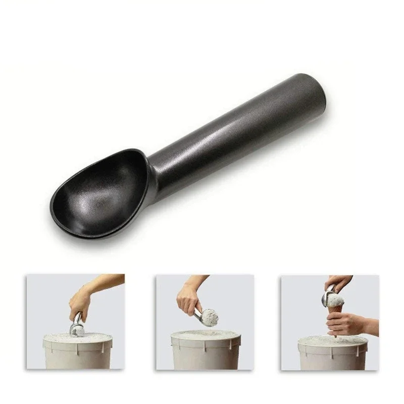 Nonstick Anti-Freeze Ice Cream Scoop Aluminum Ice Cream Spoon Melon Ball Cookie Dough Scoop Tools gadget